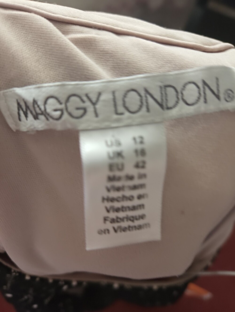 Maggy London Black Party Dress